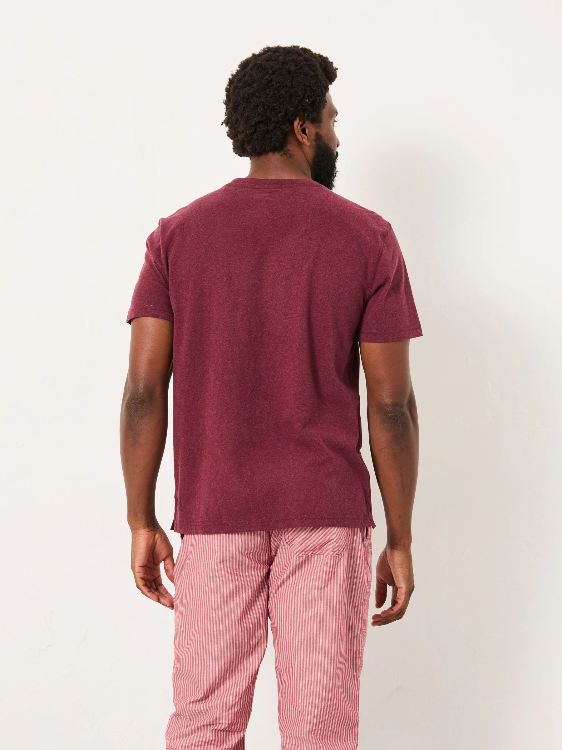 Bordeaurood - FatFace T-shirt met korte mouwen