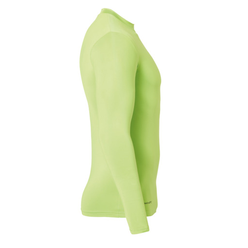 Camiseta térmica Uhlsport tamanho G, verde vibrante.