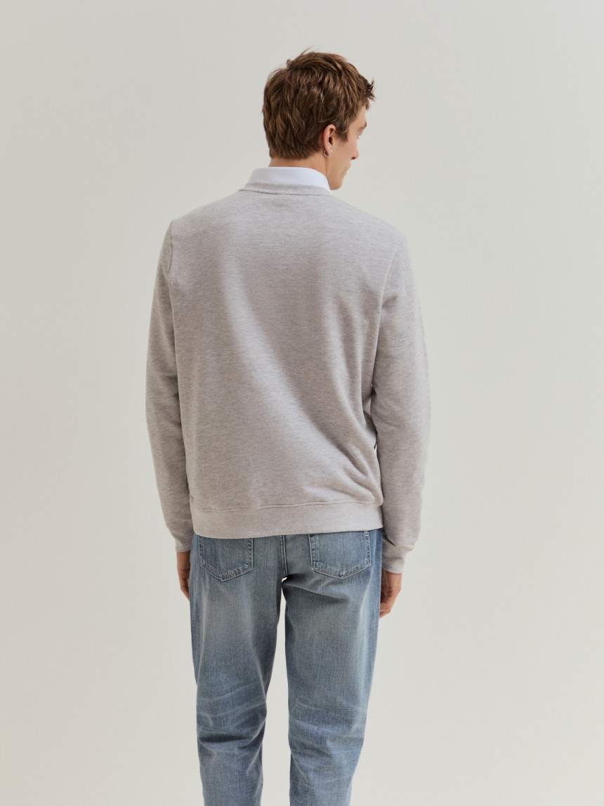 Sweatshirt em algodão
