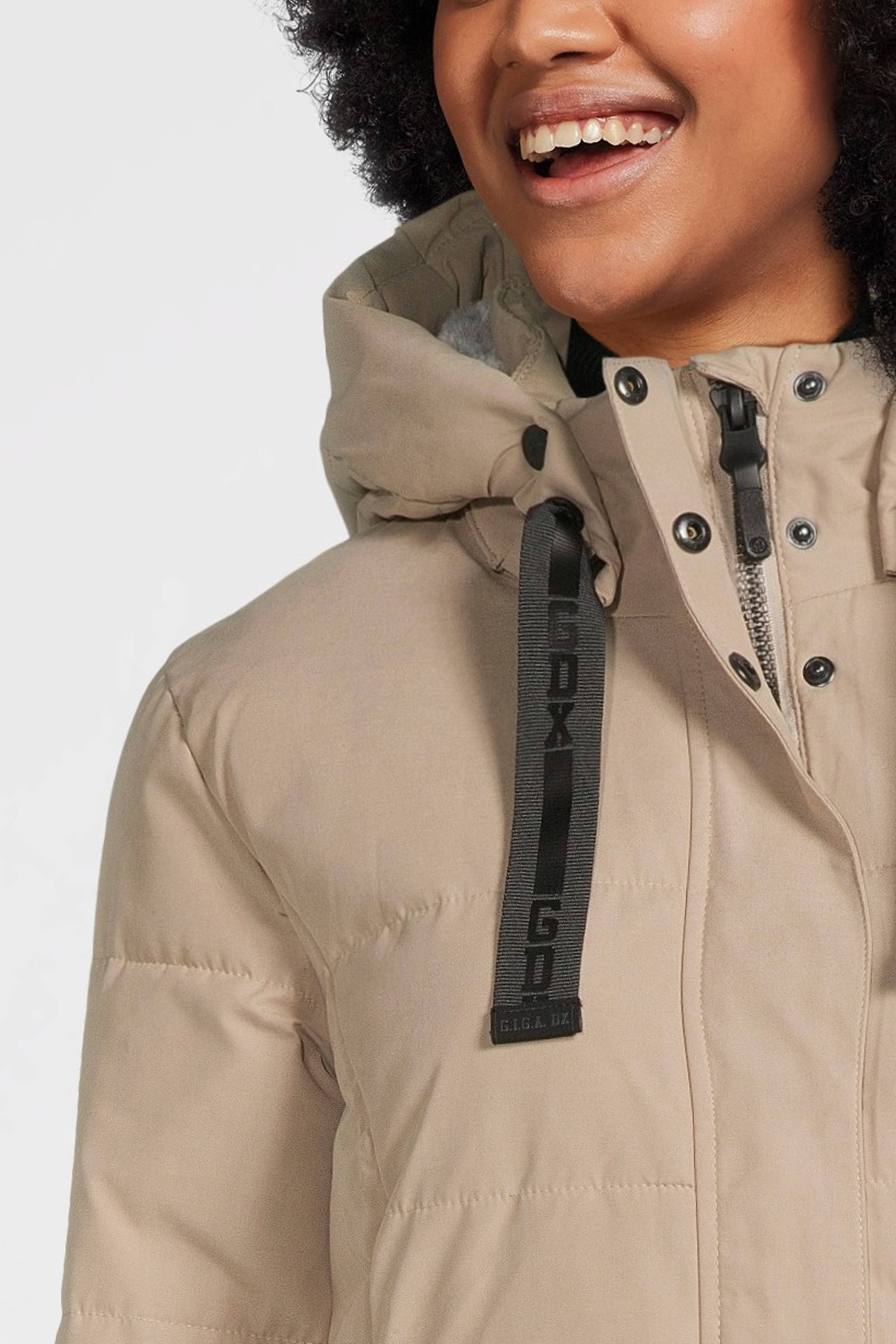 G.I.G.A. DX gewatteerd jack beige