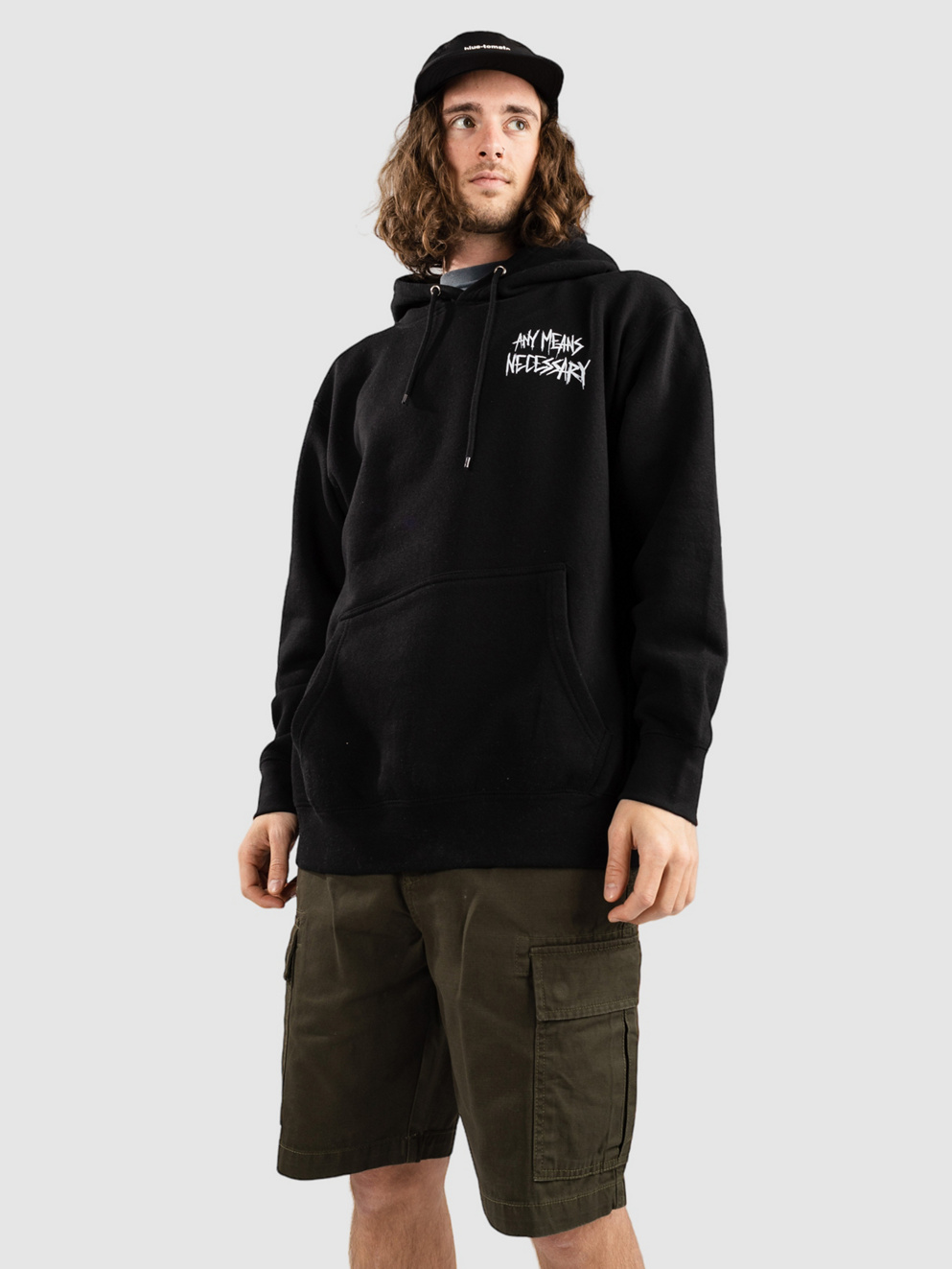 Any Means Necessary I Can Always Make You Smile Hoodie black