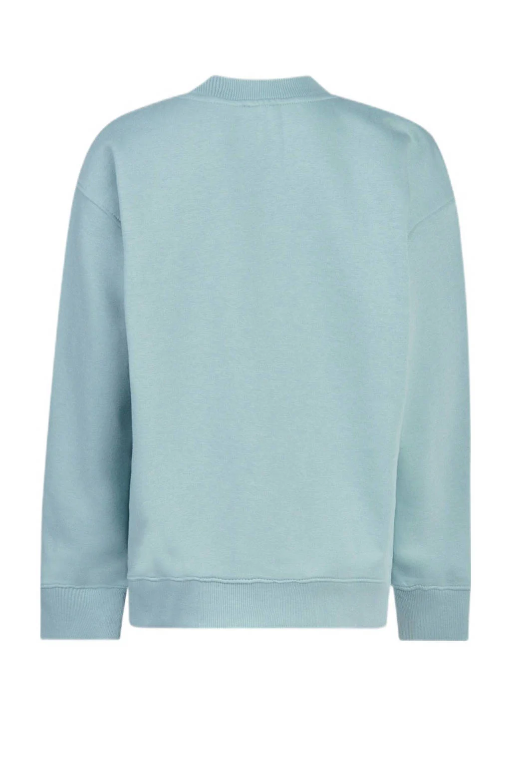 Shoeby sweater met tekst lichtgroen