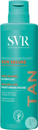 SVR Sun Secure Mousse Autobronzante Visage Et Corps Peaux Sensibles 150ml