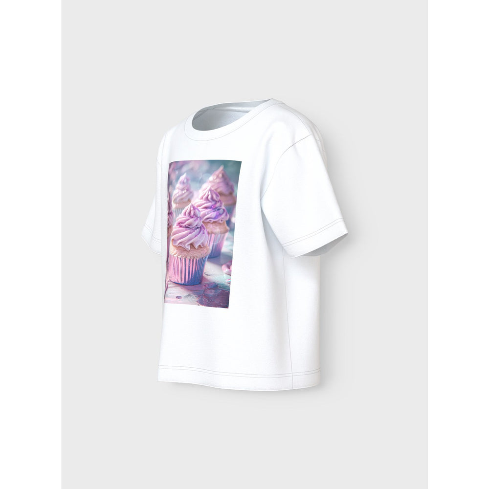 Køb Name It Bright White Cupcake Nmfvotea Ss Nreg Top