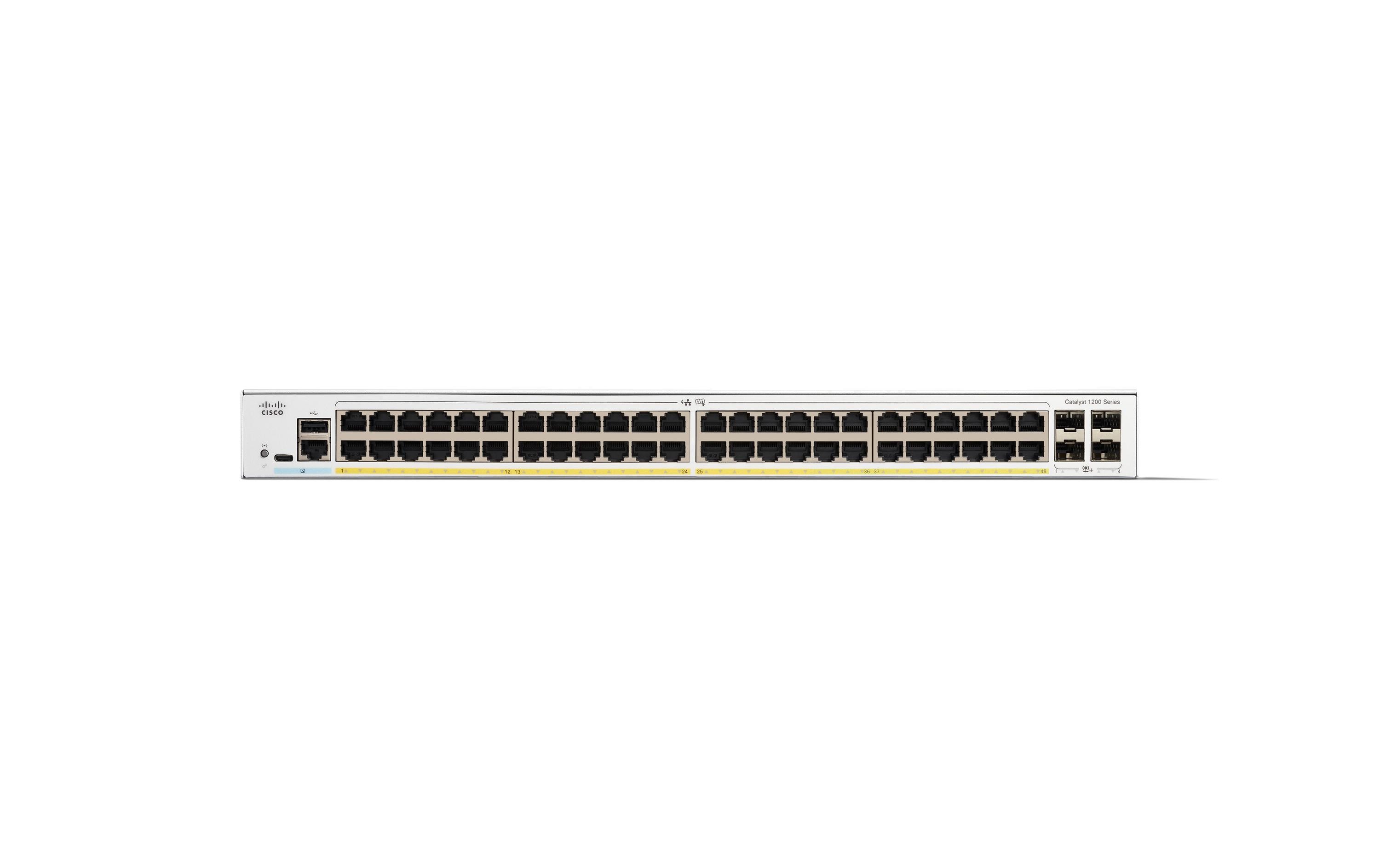 PoE+ Switch Catalyst C1200-48P-4X 52 Port<br>Cisco Catalyst Switches der Serie 1200