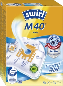 SWIRL Staubfilterbeutel M40, 4 Stück