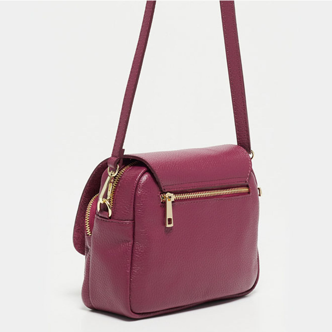 Christian Laurier Sac à main en Cuir Beeza  prune - 22x18x7 cm