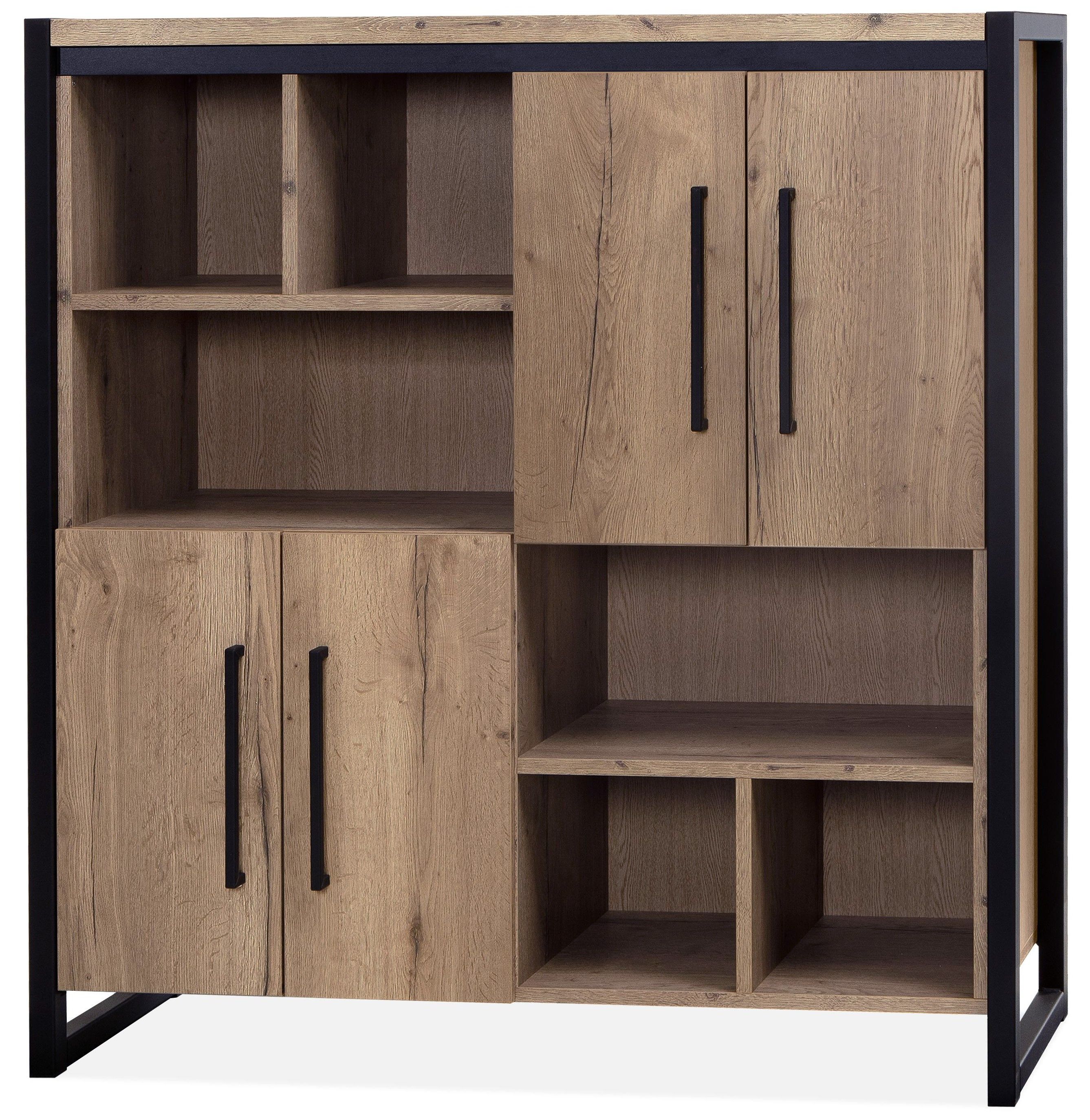Wandkast Zepri B143 x D45 x H150 cm