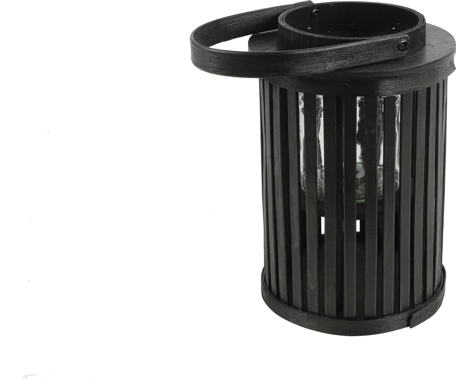 Countryfield windlicht Ina zwart D 16 H 25 cm