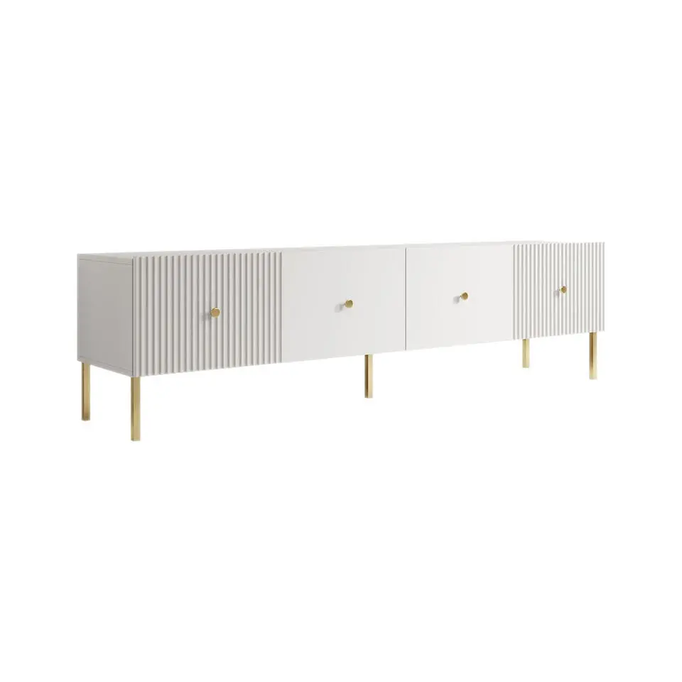 Meubella - TV-Meubel Vermont - Wit - 180 cm