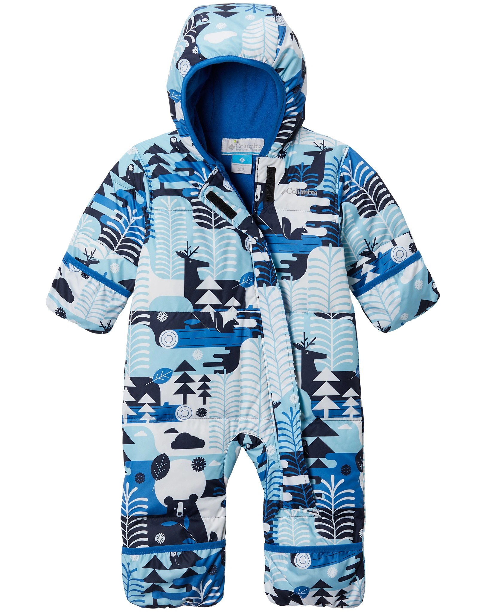 Schneeoverall SNUGGLY BUNNY BUNTING in navy winterlands