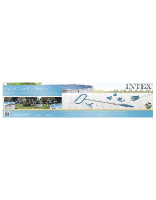 Intex Luxe 7-Delige Zwembad Schoonmaakset - Zwembad-Toebehoren - Ø 29.8 Mm Aansluiting (Incl. Steel)