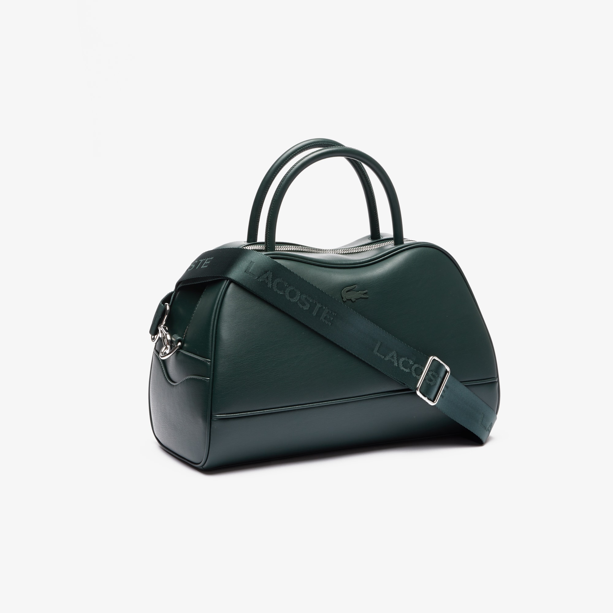Grand sac à main Lora en cuir Sacs à main & Cabas - Vert - Lacoste - Femme