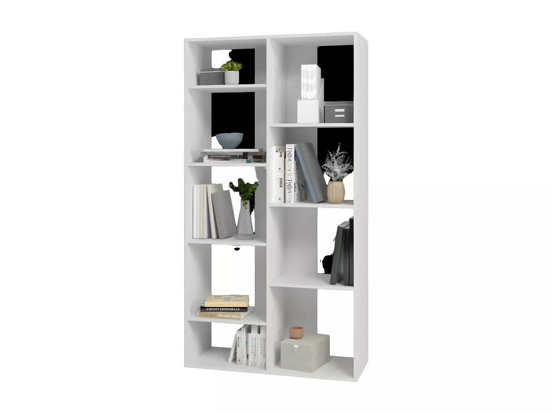 Rayonnage 9 Niches Blanc 185 cm LINEA