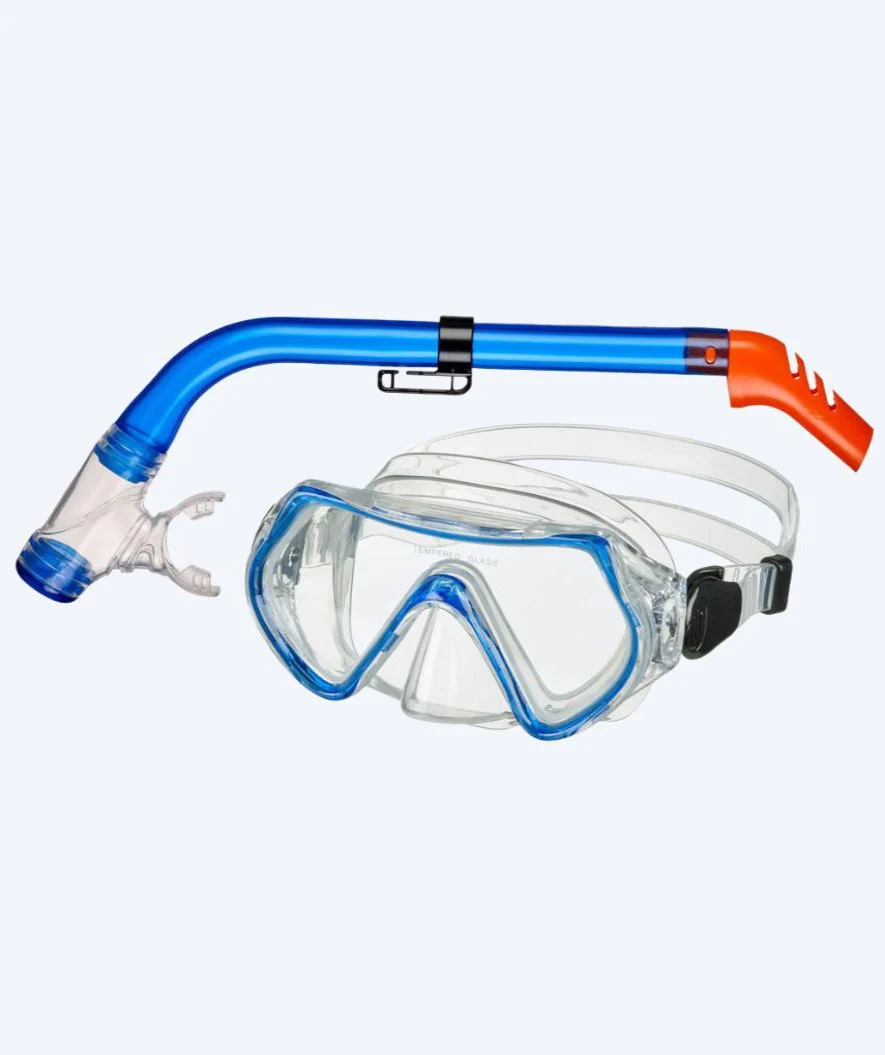 Beco Combo snorkelsæt til børn (fra 4 år) - Ancona - Blå