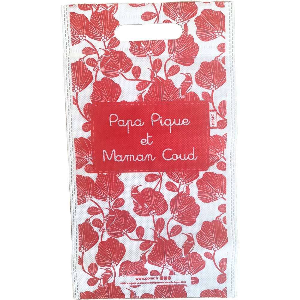Petit Sac Cadeaux - 20 X 35 Cm Oiseaux Rouge