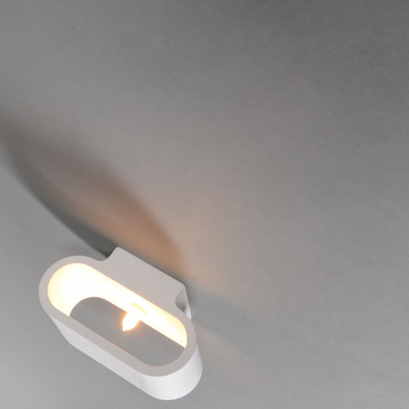 QAZQA Moderne wandlamp wit plat - Gipsy Arles