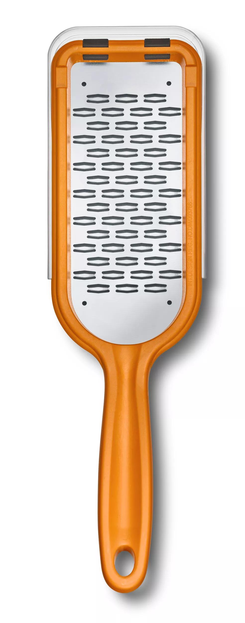 Küchenreibe, beidseitige Schneide-orange