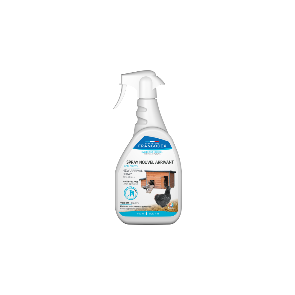 Spray nouvel arrivant volailles anti stress 500ml