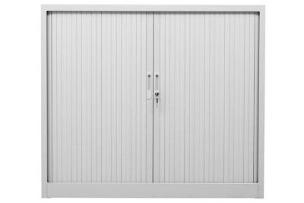 PROREGAL Rolluikkast Wezel 2 Plankhoogtes HxBxD 105 x 120 x 46 cm Grijs