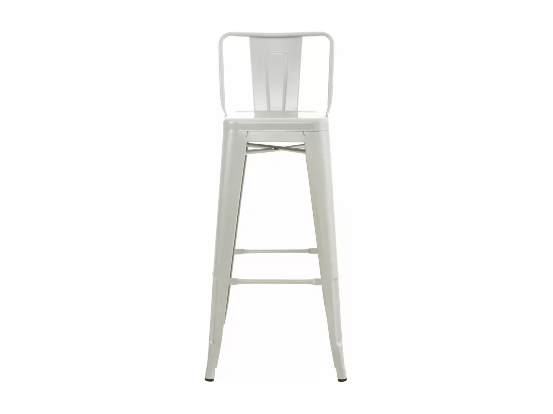Tabouret de bar - Métal & Métal - Argent - Mason