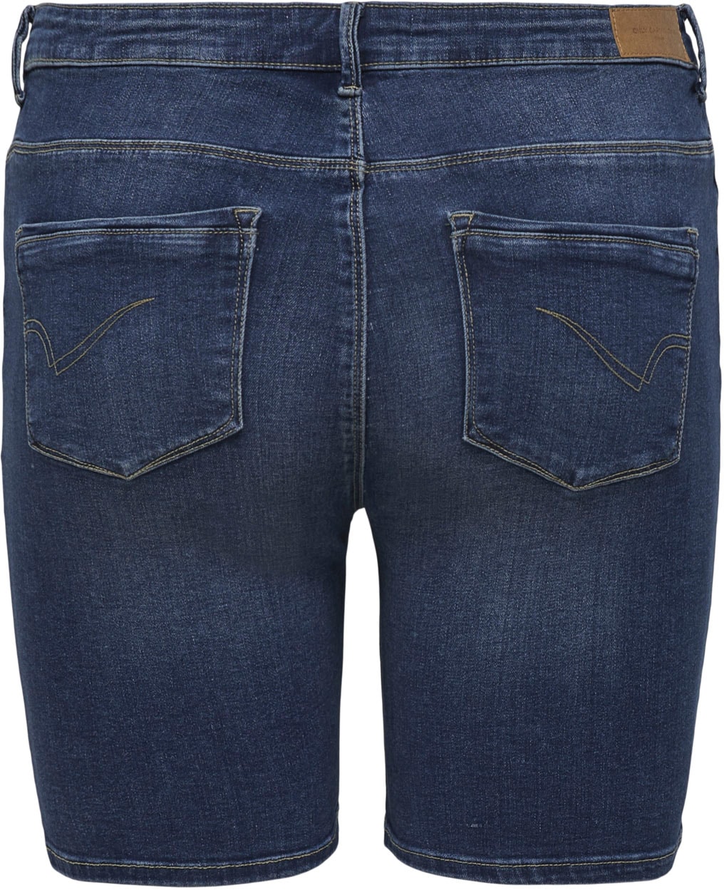 ONLY CARMAKOMA Jeansshorts , mit leichten Abriebeffekten