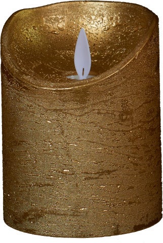 Anna's Collection LED stompkaars goud D 7,5 H 10 cm