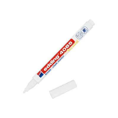 Edding 4085 - Marqueur craie liquide - 1-2 mm - blanc