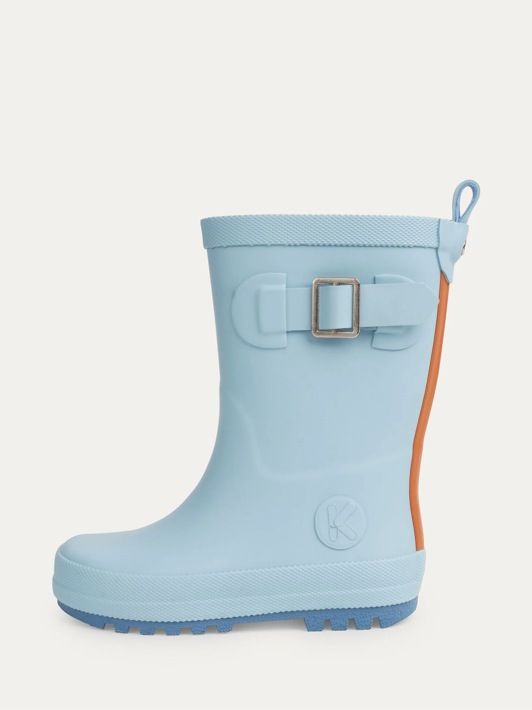 Blauw - KIDLY By MORI regenlaarzen met katoenen voering
