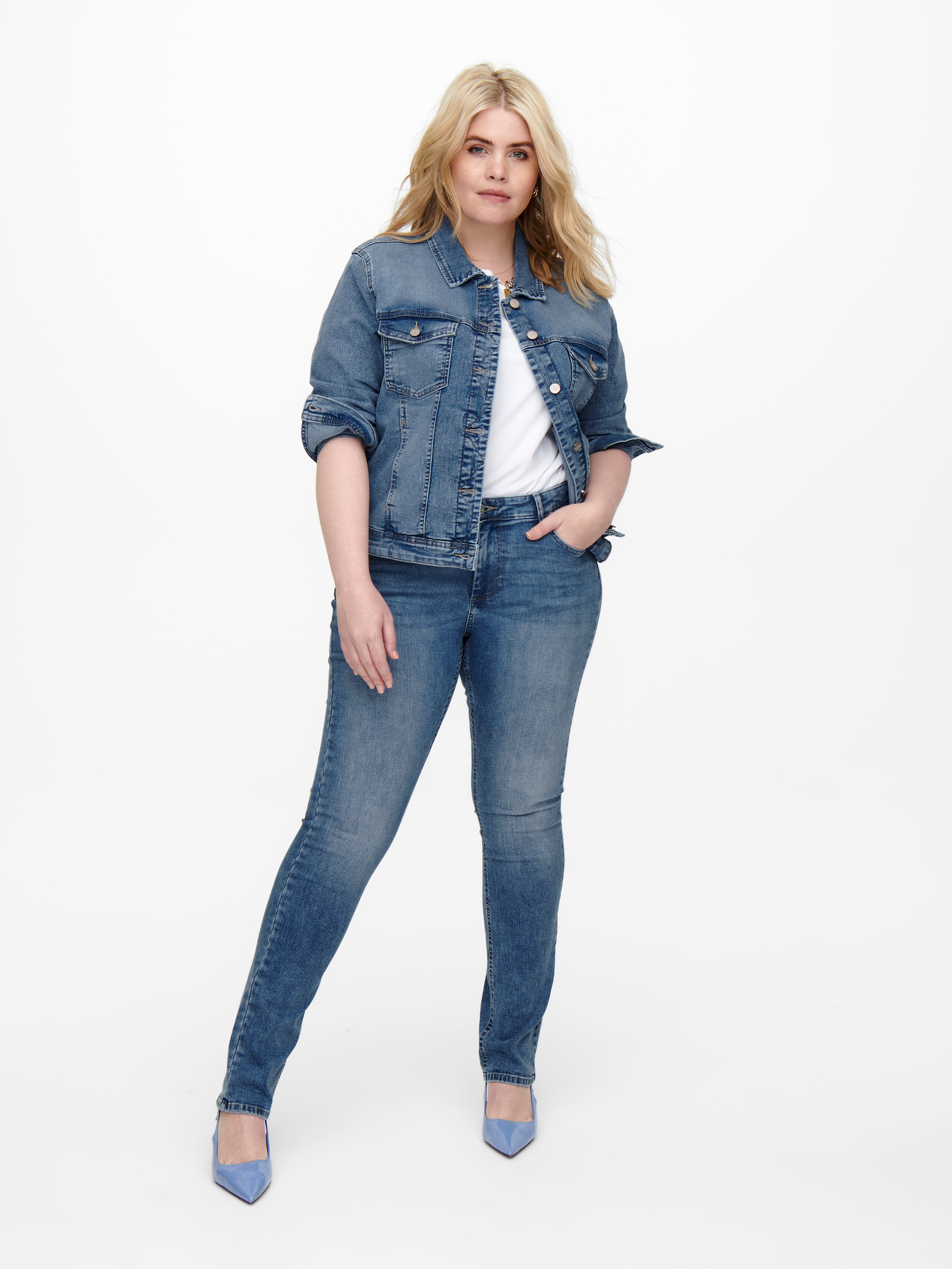 CARWESPA Jeansjacke Light Blue Denim
