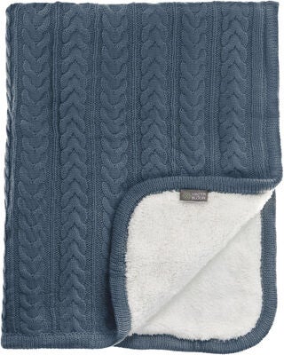 Vinter & Bloom Teppe Cuddly, Storm Blue