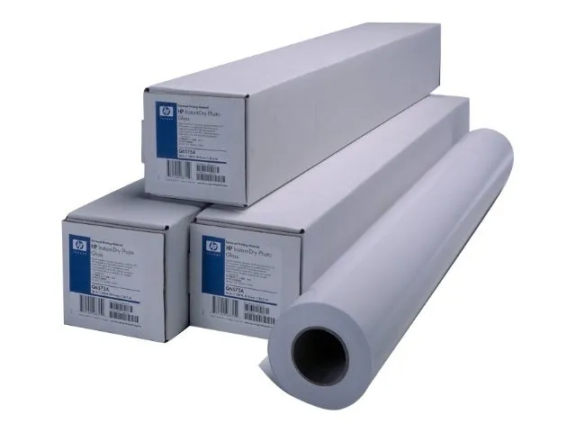 HP Universal - Træfiber, polyethylen (PE) - skinnende - 7,7 mil - Rulle (91,4 cm x 30,5 m) - 200 g/m² - 53.3 pund - 1 rulle(r) fotopapir - for DesignJet 45XX, 5100, T1100, T1120, T1200, T1300, T1500, T2300, T520, T790, T920, Z5200