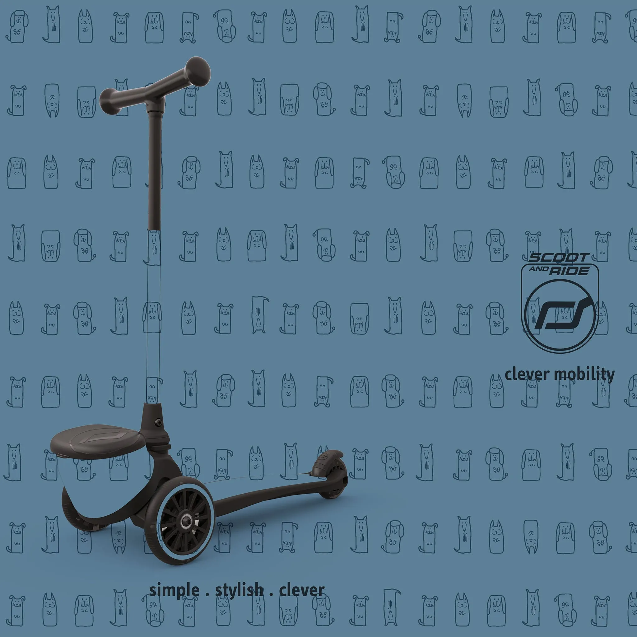 Scoot and Ride Trottinette Highwaykick 2 LifeStyle LED