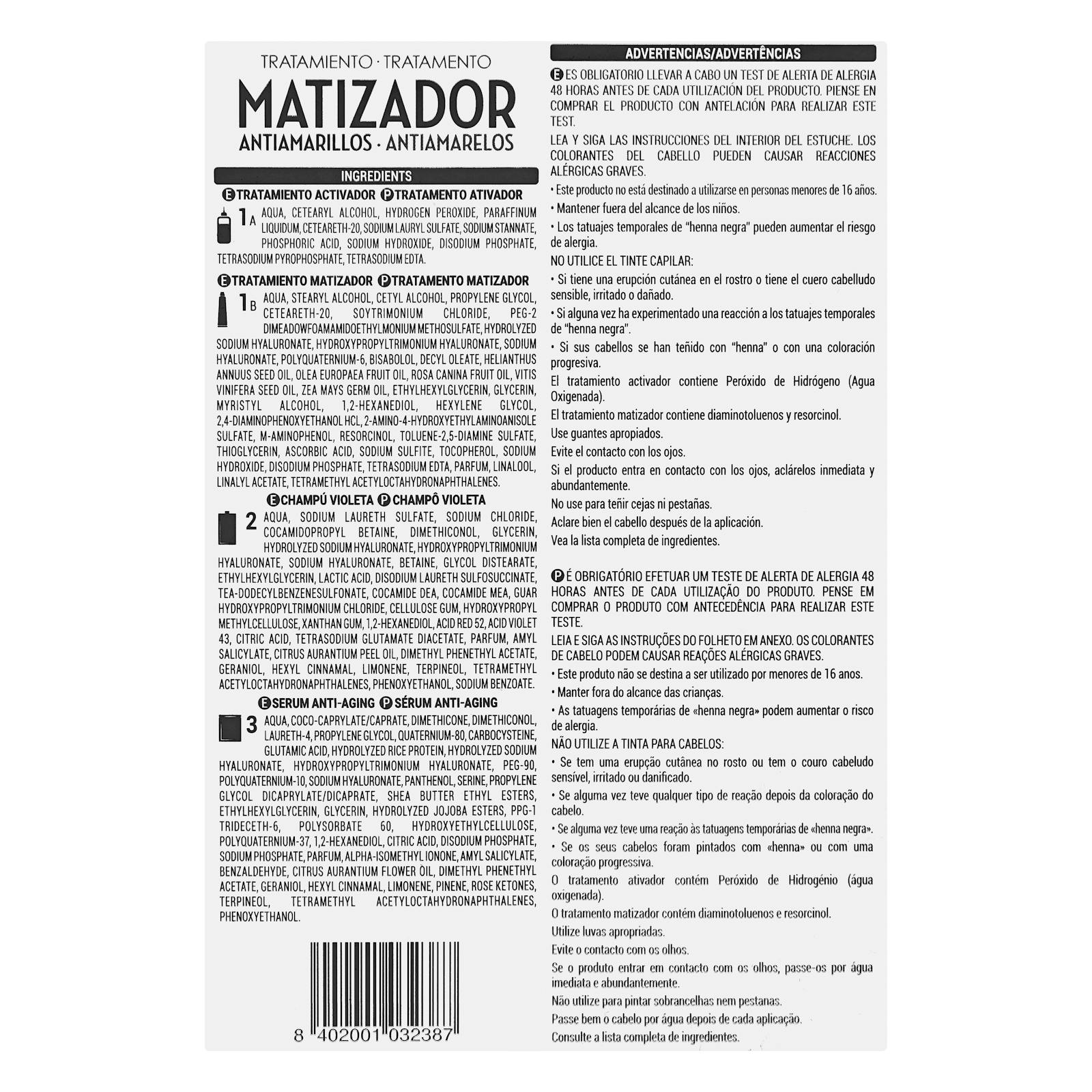 Deliplus Soin Matifiant Anti-Jaune 0% ammoniaque et acide hyaluronique