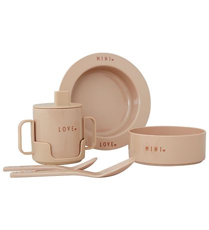 Design Letters Geschirr-Set - Tritan - 5 Teile - Mini Favorit -