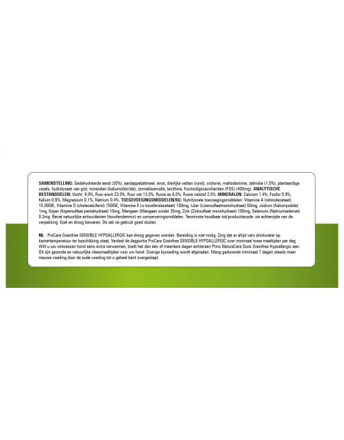 Prins Procare Sensible Hypoallergic - Hondenvoer