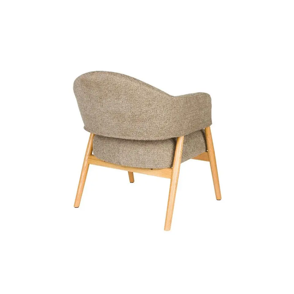 Puur - Clay fauteuil hout - donkerbruin