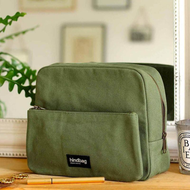Trousse de toilette Alix 25 cm Olive