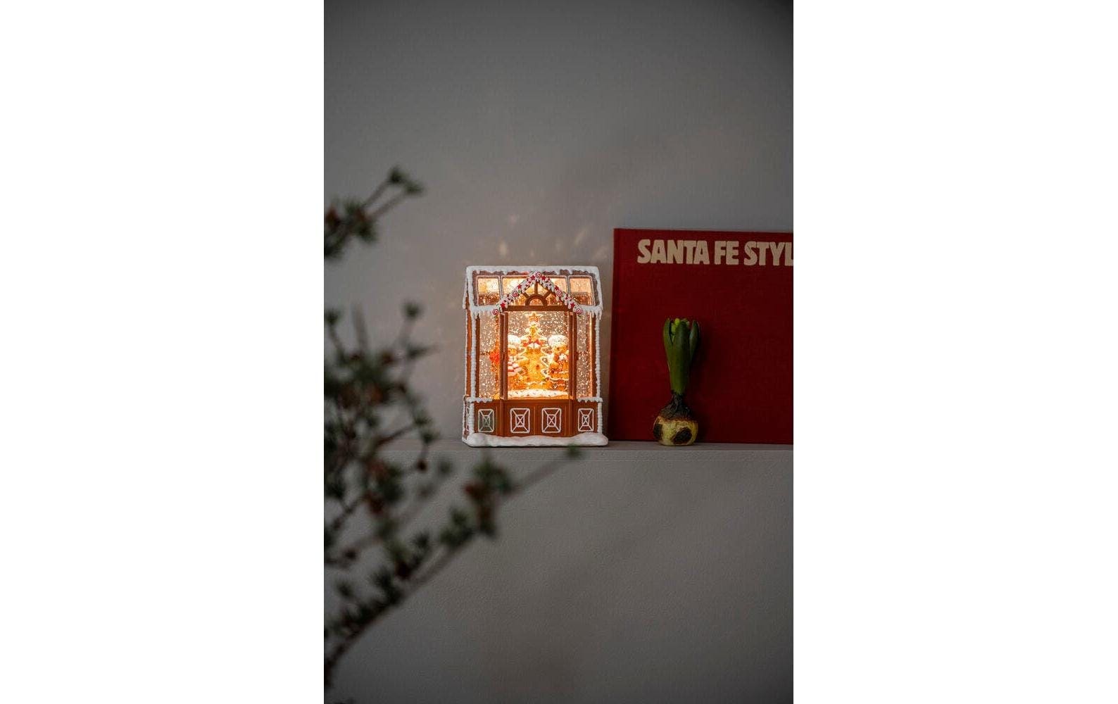 KONSTSMIDE LED Laterne »Lebkuchenhaus, Höhe: 21,5 cm« 1 Stk. Warmweiss