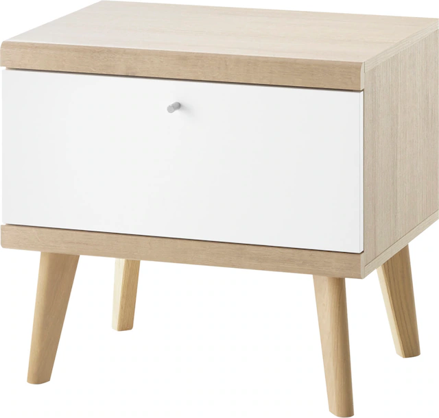 andas Nachtschrank »MERLE« in skandinavischem Design, aus FSC®-zertifiziertem Holzwerkstoff