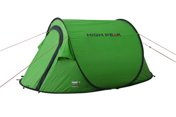 High Peak Vision 2, Camping, Tunneltelt, 1,86 kg, Grøn