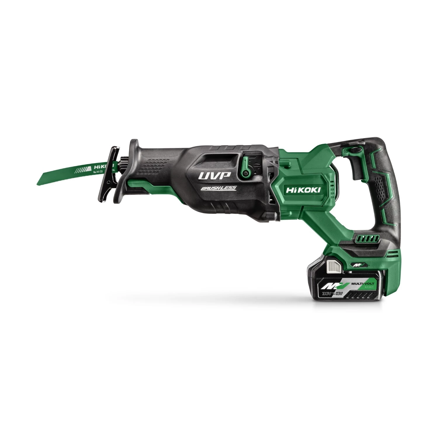 HiKOKI CR36DAWGZ 36V Multivolt Li-Ion accu Reciprozaag set (2x 2,5Ah) in koffer - 300mm - koolborstelloos