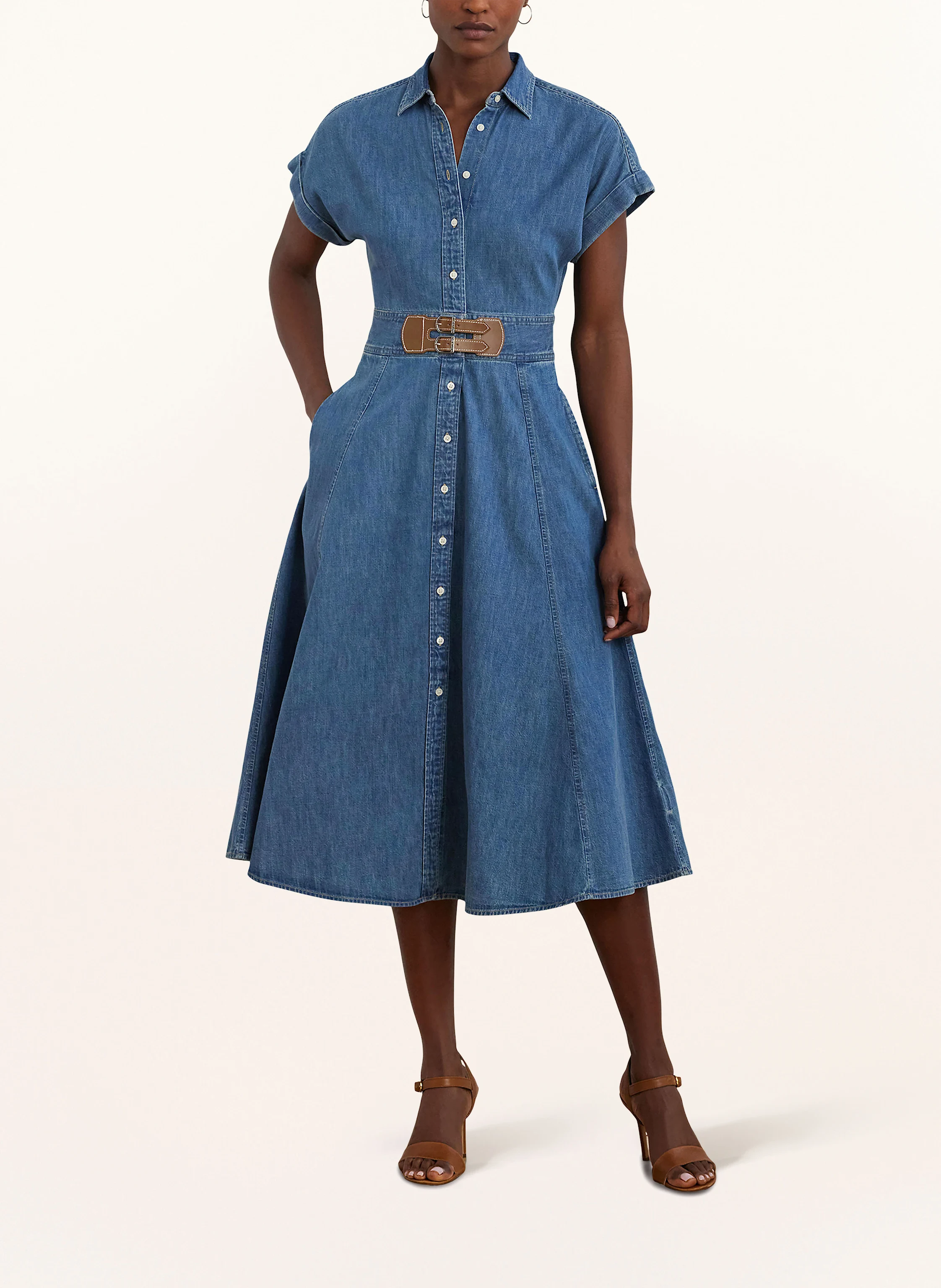 LAUREN RALPH LAUREN Jeanskleid