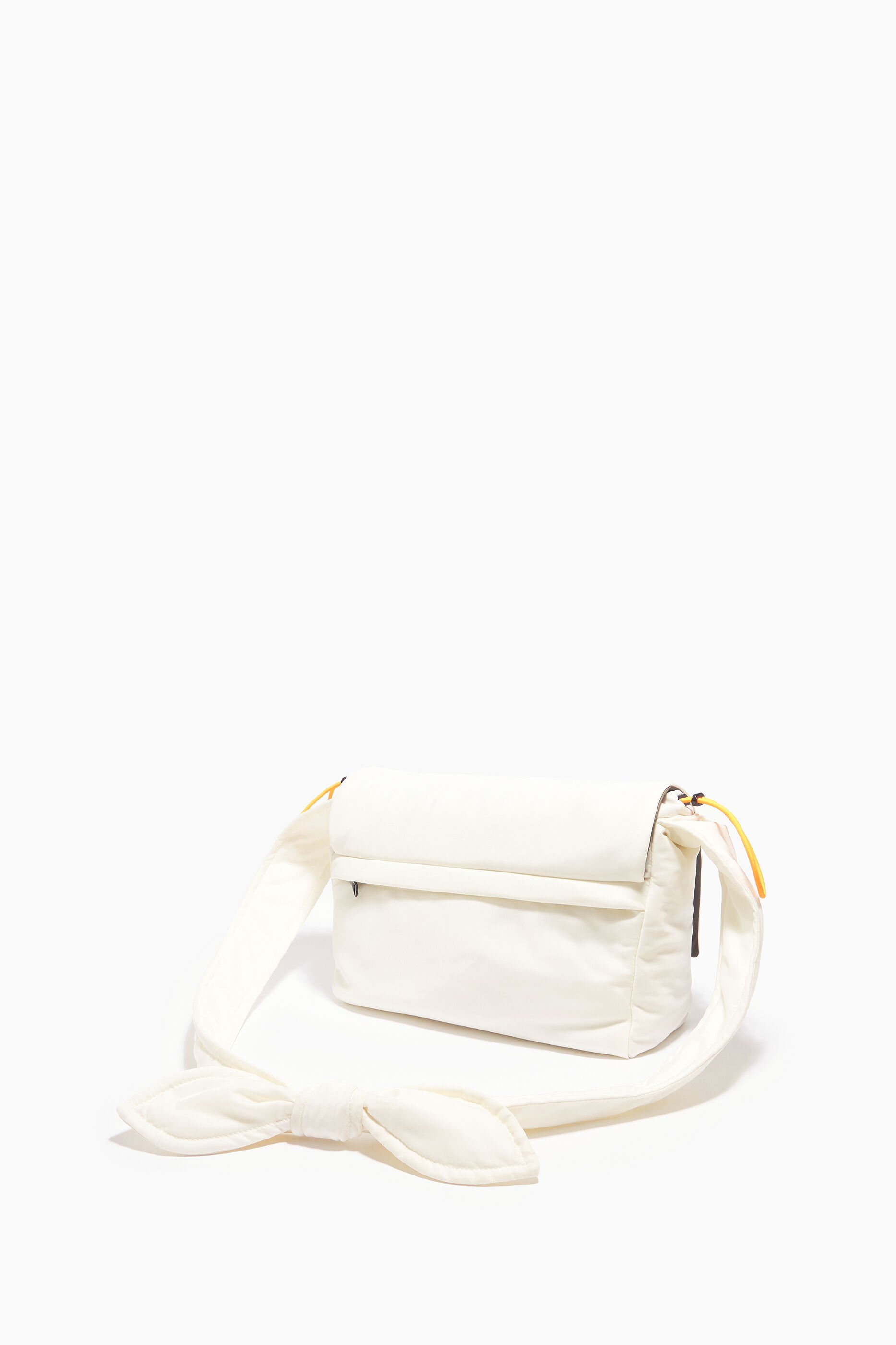 Bolsa de ombro tamanho M em nylon, cor osso