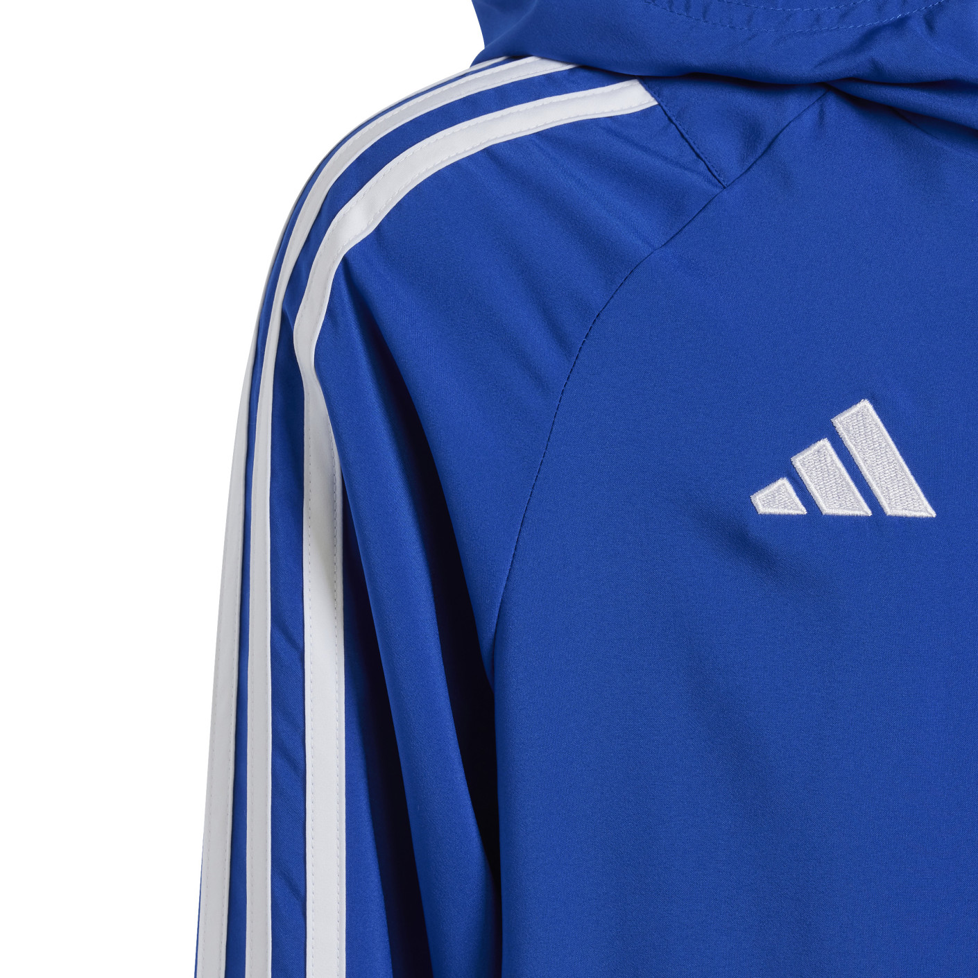 Adidas Tiro 24 Windbreaker Kids Blauw Wit