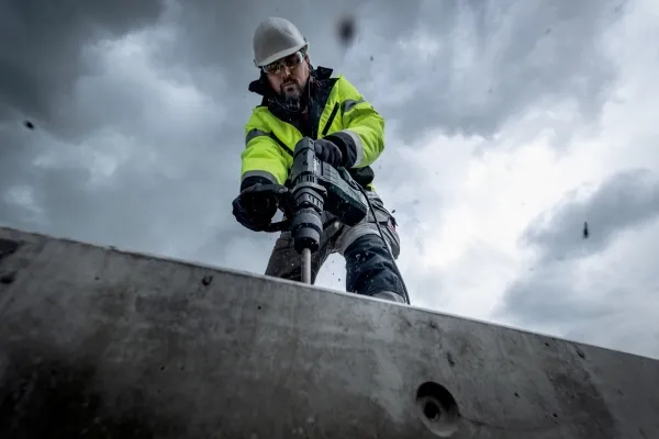 Metabo MH 5, SDS Max, Sort, Grøn, 7,1 J, 3000 bpm or slag i minuttet, 12,3 m/s², 1,5 m/s²