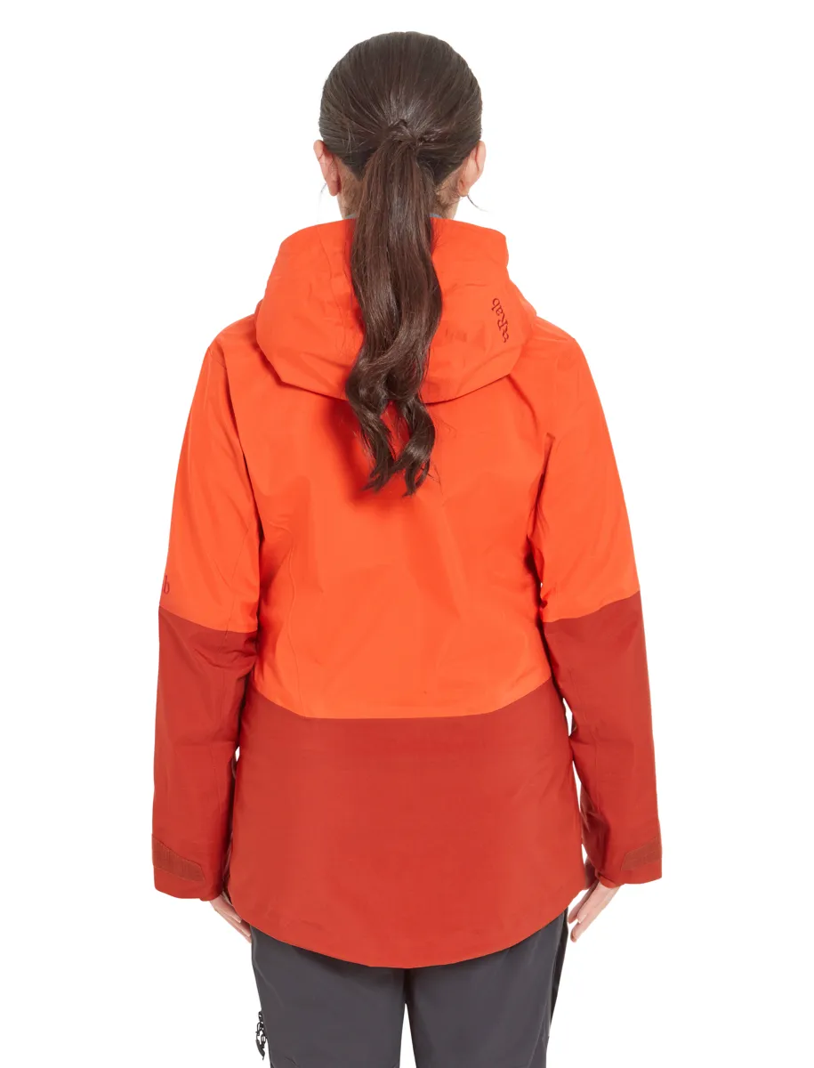 Rab Khroma Converge Jacket Wmns Red Grapefruit/Tuscan Red