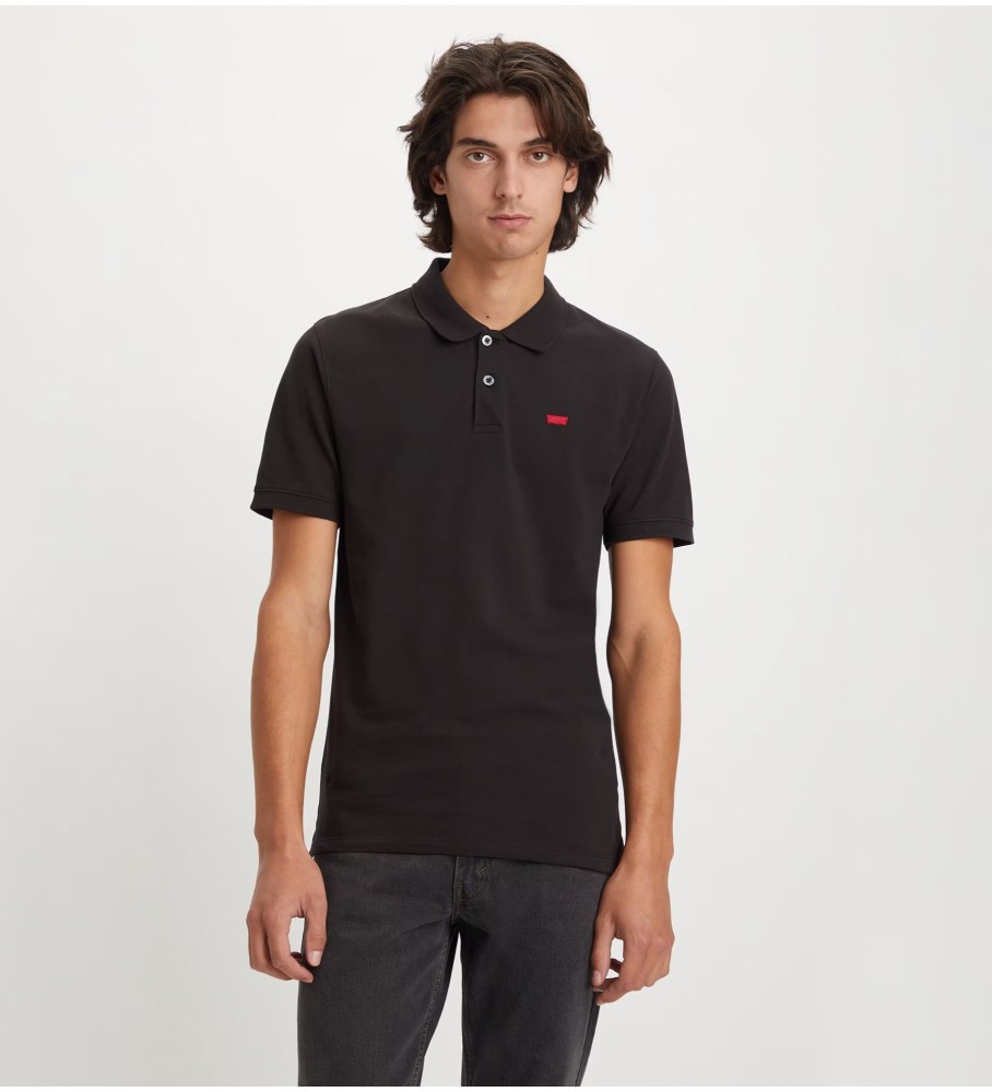 Camisa polo Levi's Slim Housemark preta