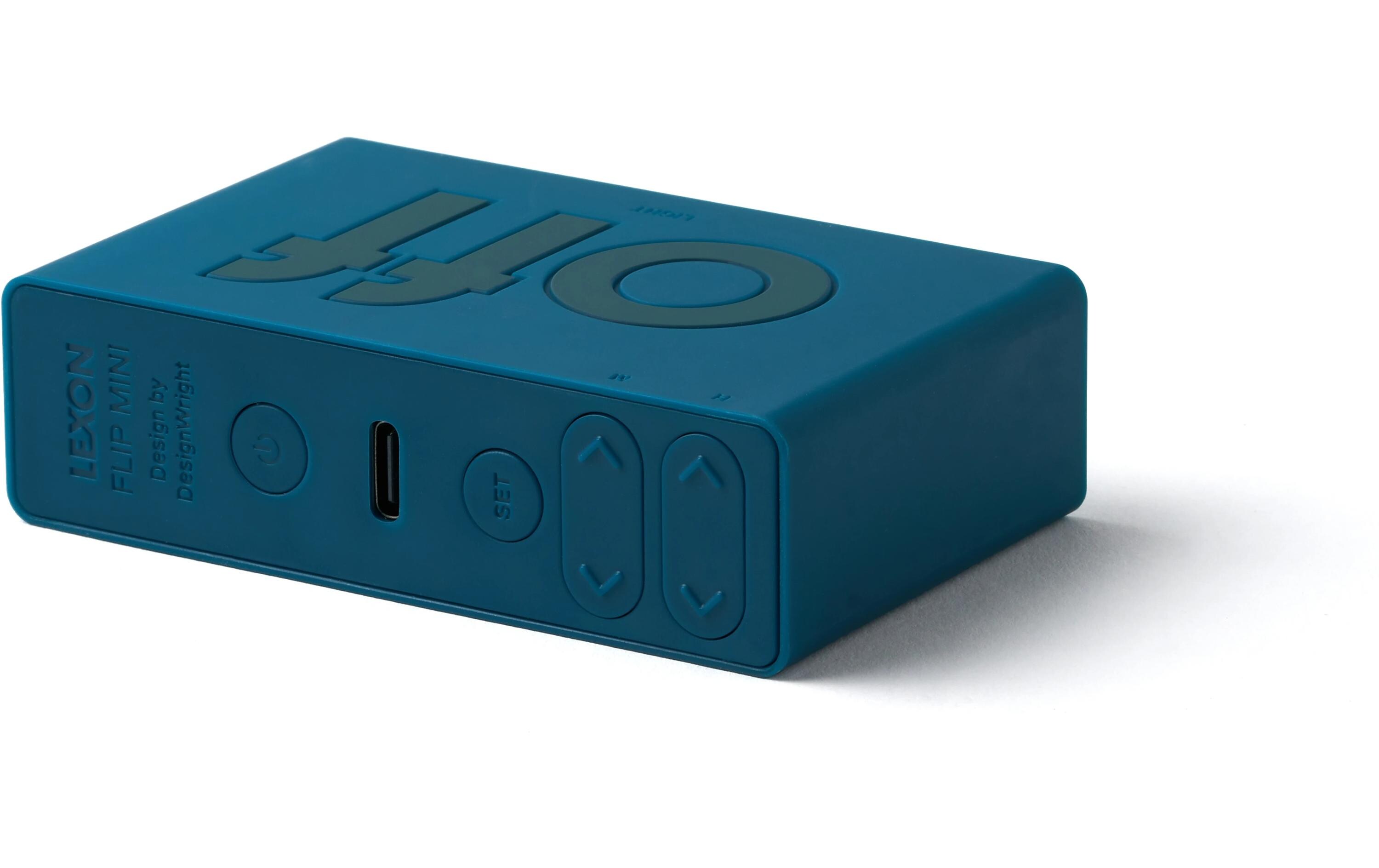 Digitalwecker Flip Mini Duck BlueMini LCD-Wecker mit Umkehrfunktion (On/Off)