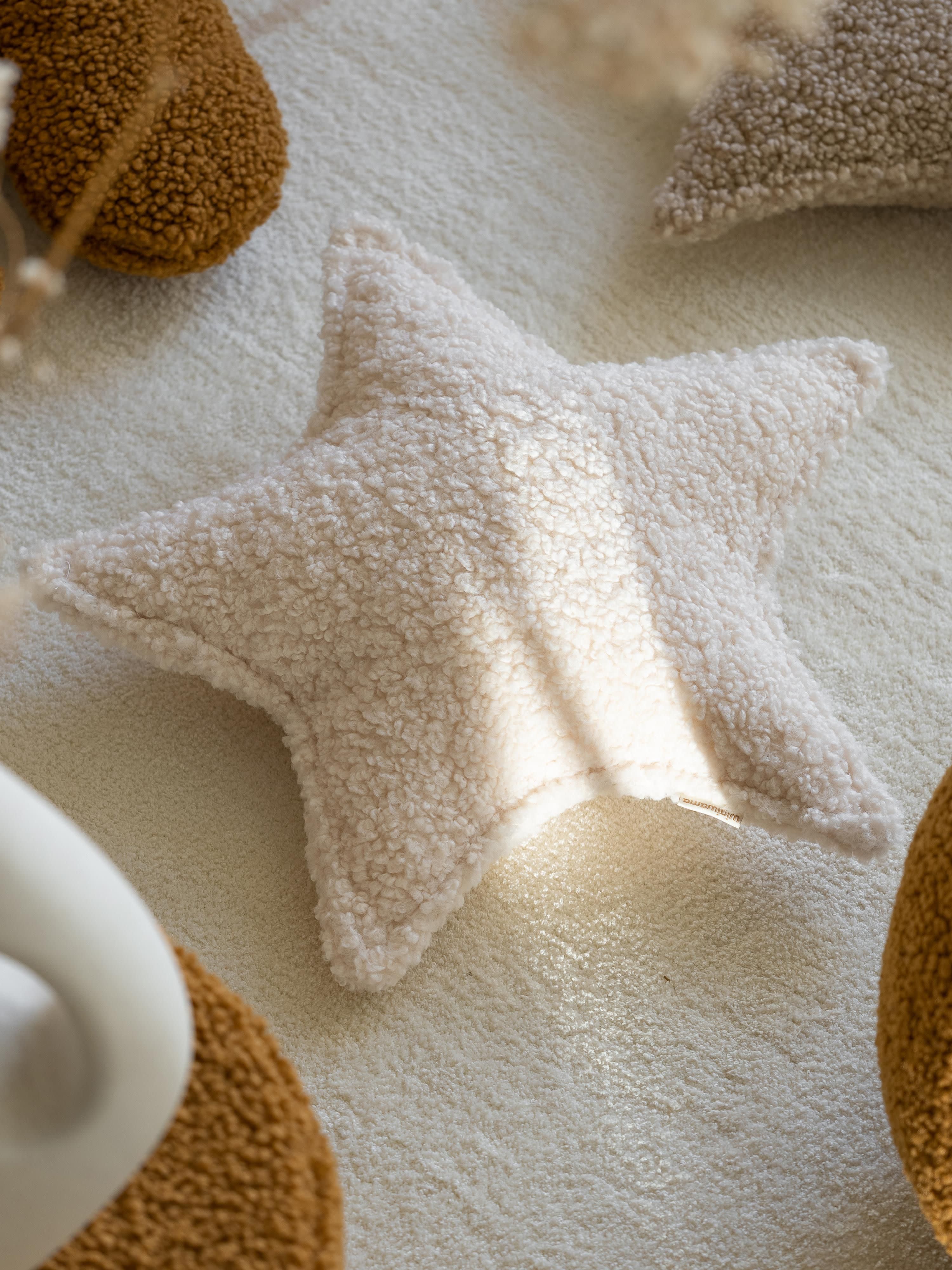Kinderen teddy knuffelkussen Star